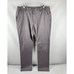 Bonobos Pants Mens 38x33 Friday Chino Gray Straight Fit